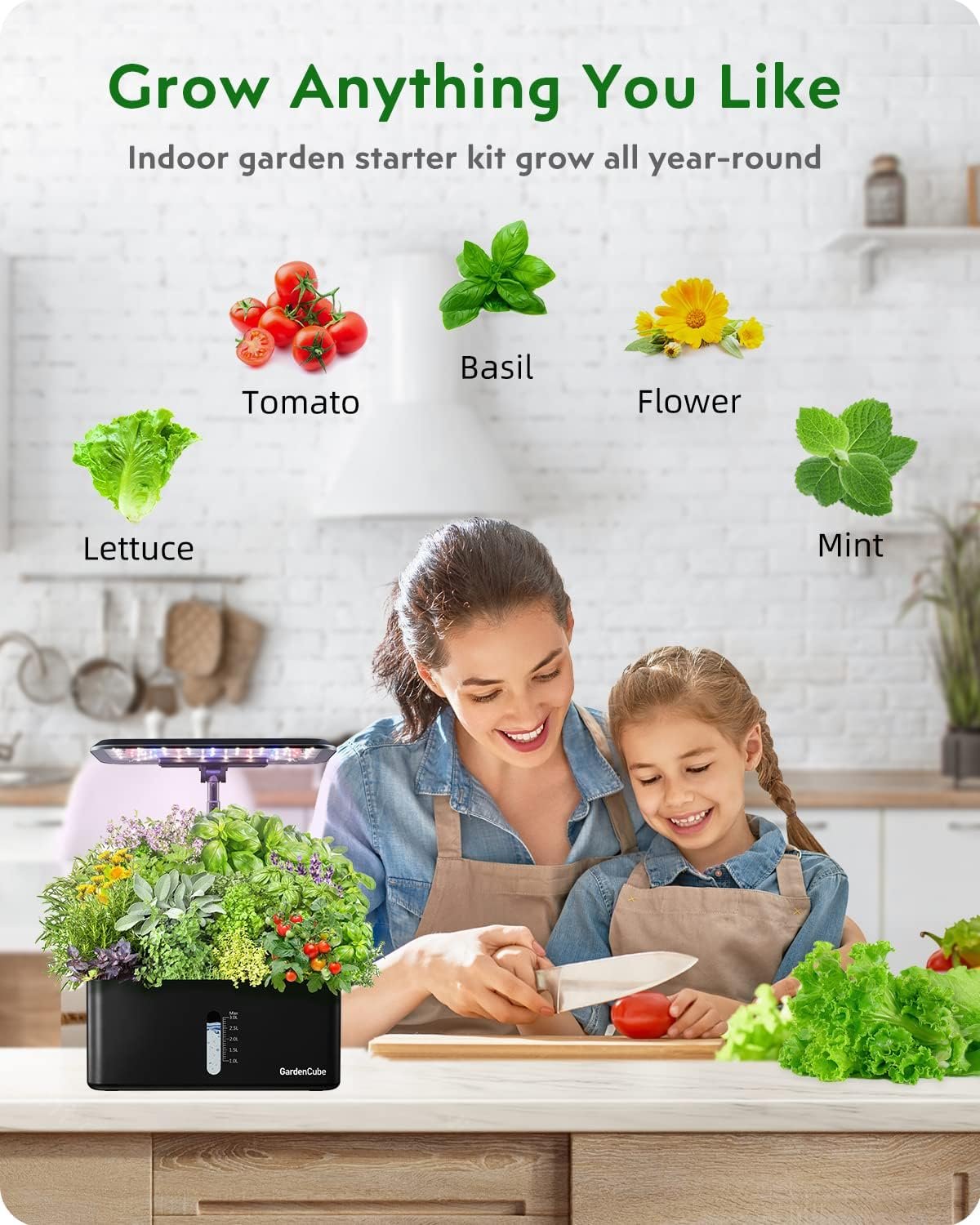 166pcs Hydroponic Pods Kit: Compatible with Aerogarden Grow Anything Herb Kits - Includes Grow Sponges Grow Baskets Grow Domes Labels A&B Plant Food - Hydroponics Supplies for Most Brand - Image 5