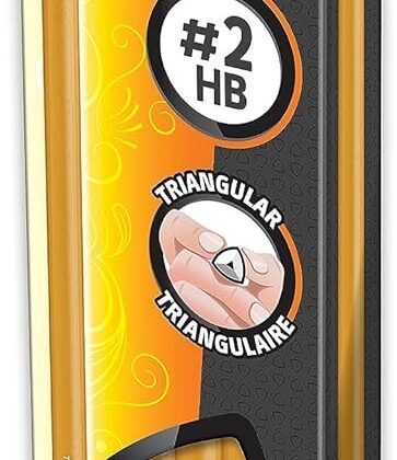 Maped - Essentials Yellow Triangular Graphite #2 Pencils - 12-Pack - Presharpened