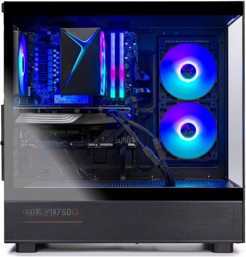 Skytech Gaming Azure 3 Desktop PC, Intel i5 14400F 2.5 GHz (4.7GHz), NVIDIA RTX 5060, 1TB NVMe SSD, 32GB DDR5 RAM 5200 RGB, 650W Gold PSU, Wi-Fi, Win 11 - Image 2