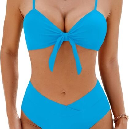 Blooming Jelly Women's High Waisted Bikini Sets Two Piece Swimsuit Sexy Bathing Suits