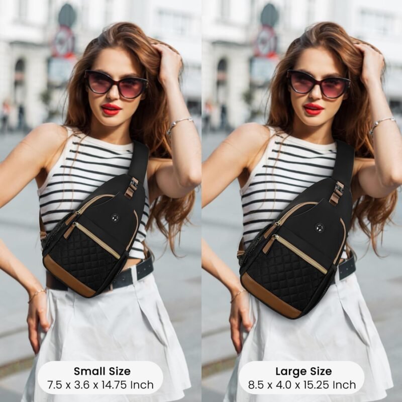 Small Crossbody Purses Bags for Women Men Travel, Chest Sling Bag Women Casual Cross Body Bag for Woman Sling Backpack - Image 3
