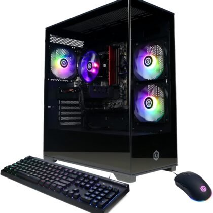 CyberPowerPC Gamer Xtreme VR Gaming PC, Intel Core i5-13400F 2.5GHz, GeForce RTX 4060 8GB, 16GB DDR5, 1TB PCIe Gen4 SSD, WiFi Ready & Windows 11 Home (GXiVR8060A24)