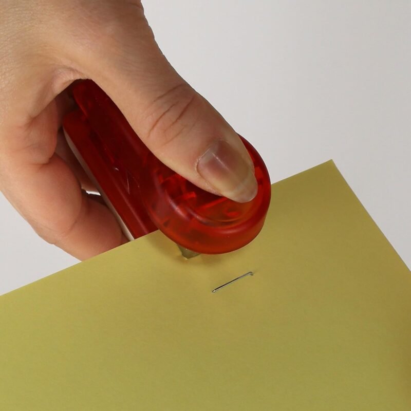 Officemate Mini Stapler with 1000 Standard Staples, Comes in Assorted Colors - Red/Blue/Green/Purple (97753) - Image 5