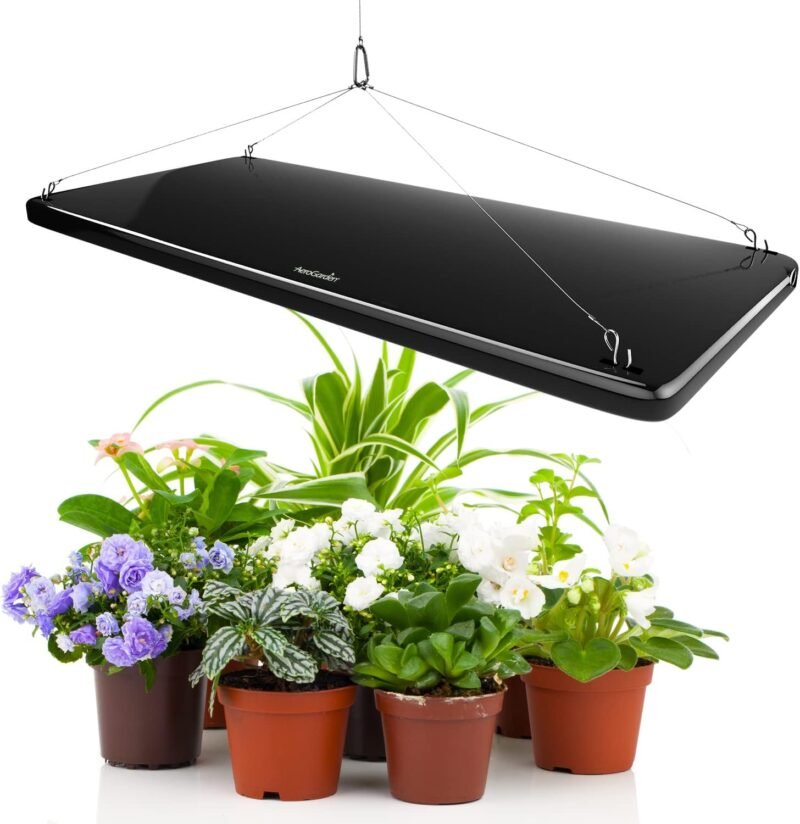 AeroGarden 45W LED Grow Light Panel - Grow Light for Plants, Includes Stand and Hanging Kit - Image 4
