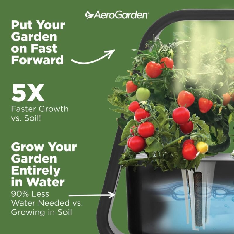 AeroGarden Sprout - Indoor Garden with LED Grow Light, Black - Image 6