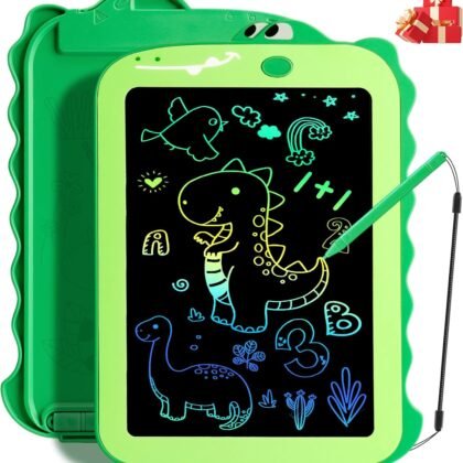 LCD Writing Tablet for Kids, Colorful Toddlers Toys Drawing Board, Educational Kid Toys, Doodle Pad Dinosaur Toys for 2 3 4 5 6 7 8 Year Old Boys Girls Birthday Party Christmas Gifts,8.5inch
