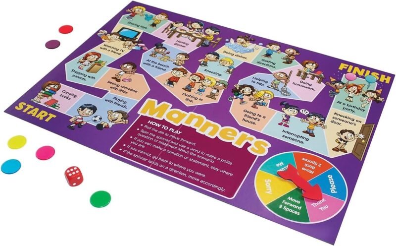 Junior Learning Social Skills Board Games, 4 Games, Ages 5-8, Empathy & Manners, Grade 1-2 - Image 6