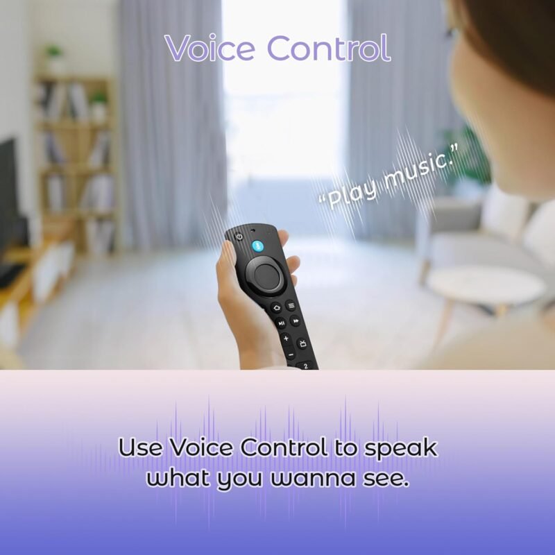 Replacement Remote Control for TV Stick(2nd Gen/3rd Gen/4K/4K Max/Lite), TV Cube, for All Insignia/Pioneer Smart TVs - Image 4