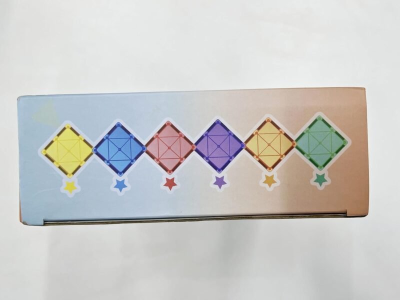 Magnetic Tiles Kids Toys STEM Magnet Toy for Toddler Magnetic Blocks Building Preschool Learning Sensory Montessori Toys for 3+ Year Old Boys and Girls, Safe Creativity Toddler Kids Toy 40PCS - Image 11