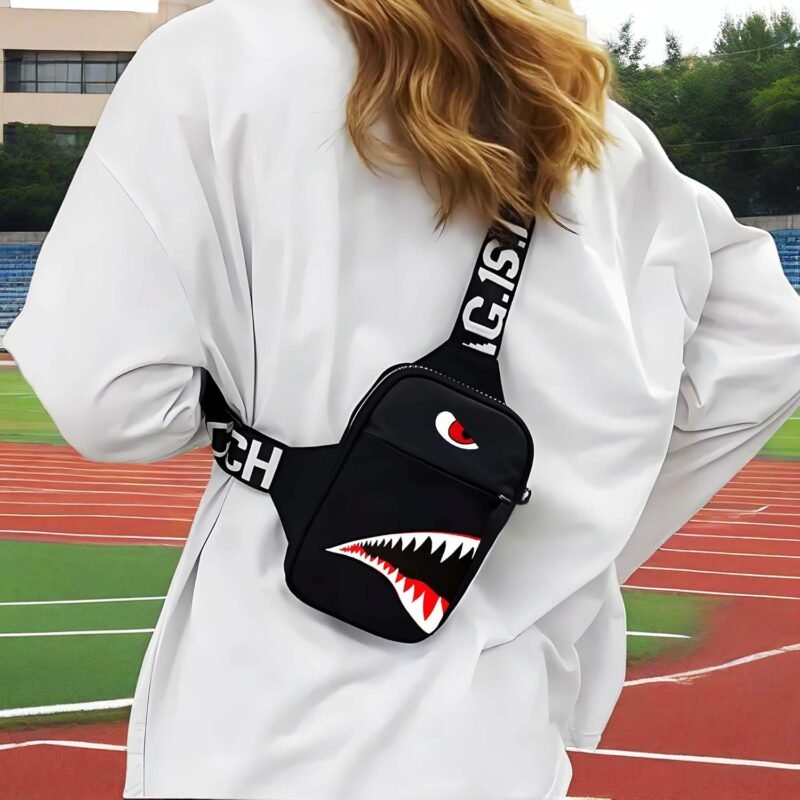 Shoulder Bag Sling Bag Men Women Small Bag Crossbody Bag Casual Phone Chest Bag for Travelling Hiking - Image 4