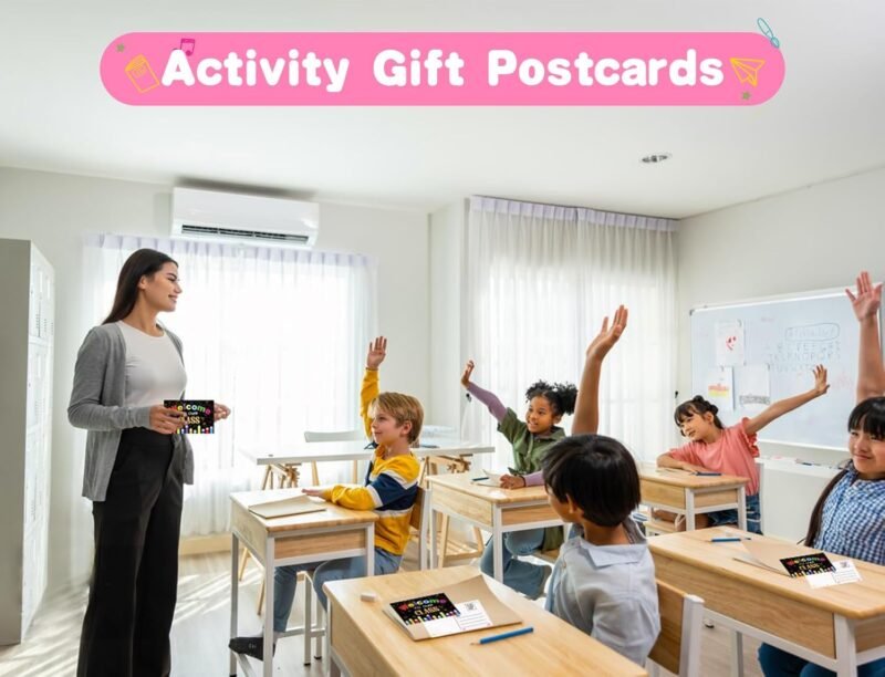 Teacher Postcards for Students - 30Pcs Back to School Postcards for Students Kids from Teacher Welcome to Our Class Postcard Gifts for Back to School Teachers Classroom Supplies - Image 5