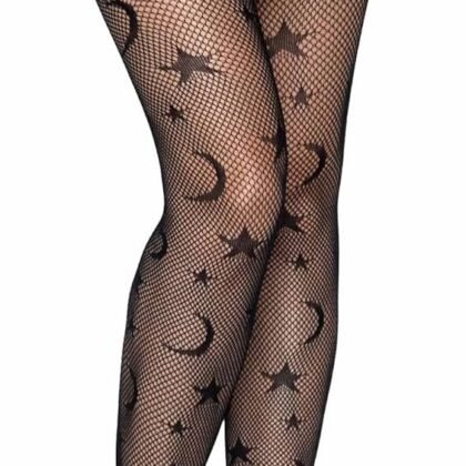 Leg Avenue womens Dark Alternative Fishnet Tights