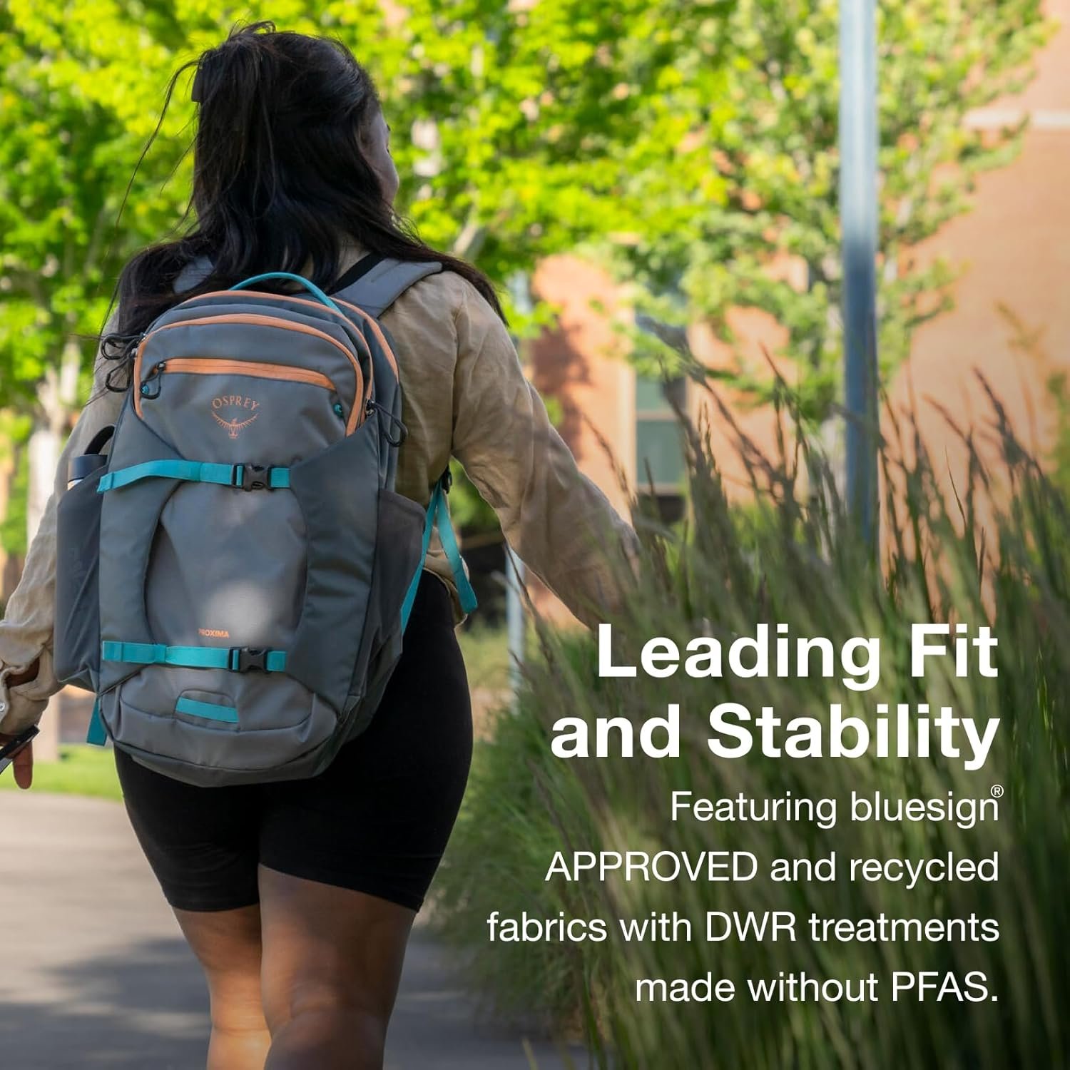 Osprey Proxima 30L Campus Laptop Backpack - Organized Everyday Pack with Tech Storage, Water Bottle Pockets, and Comfortable Carry - Perfect for School, Commuting, and Travel, Medium Grey/Coal Grey - Image 5