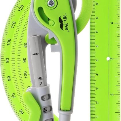Mr. Pen- Compass and Protractor Set, Geometry Kit, Compass Protractor Set, Protractor, Compass for Geometry, Math Compass, Compass School, Math Compass and Protractor, Back to School Supplies
