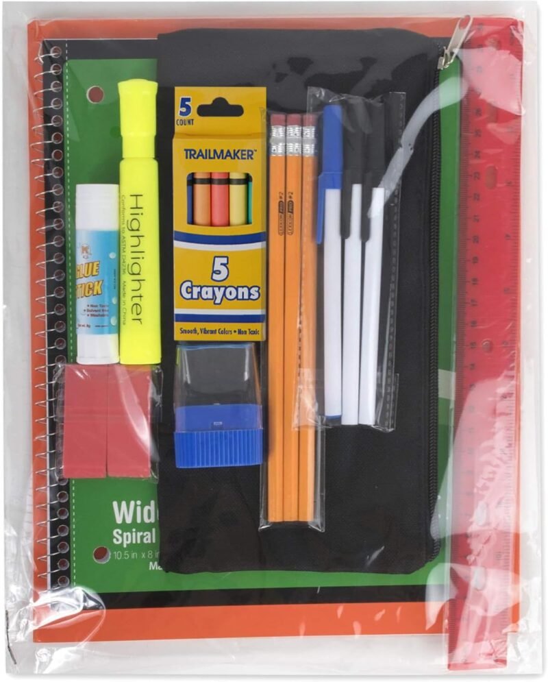 20 Piece School Supplies Pack for K-12 Back to School Supplies Bundle for School Students, Boys and Girls - Image 3