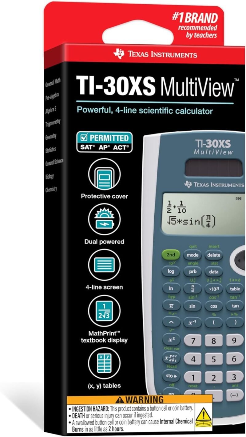 Texas Instruments TI-30XS MultiView Scientific Calculator - Image 9