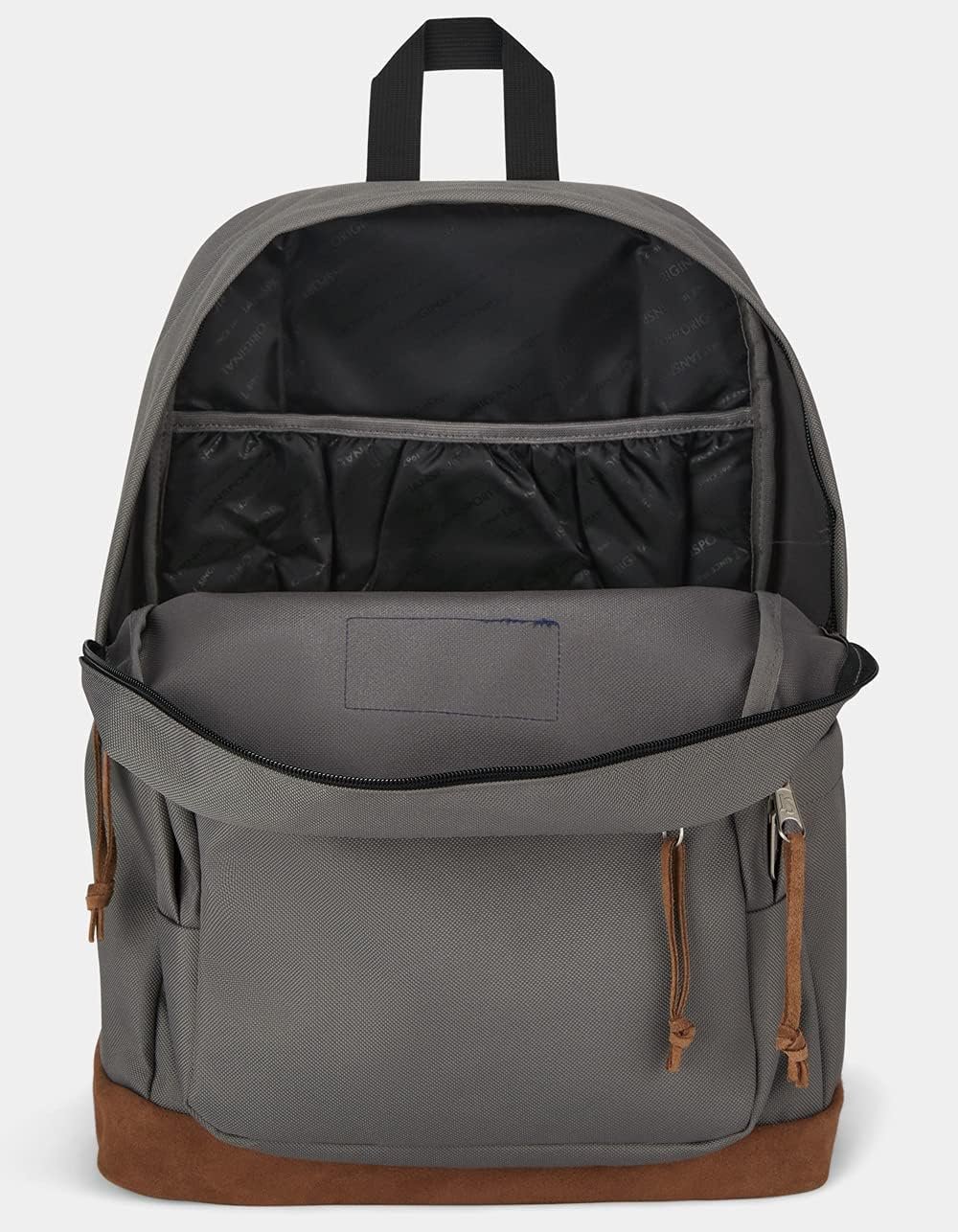 JanSport SuperBreak Plus Backpack with Padded 15-inch Laptop Sleeve and Integrated Bottle Pocket - Spacious and Durable Daypack for Work and Travel - Graphite Grey - Image 4