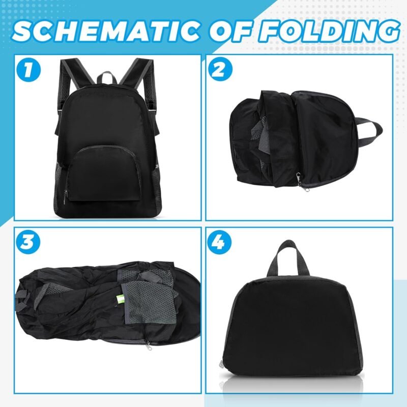 Paterr 50 Sets Bulk Backpacks with School Supply Kit, Includes Backpack Pencils Ballpoint Pens Pencil Sharpener Pencil Pouches and Erasers for Charity Elementary Middle and High School Students - Image 4