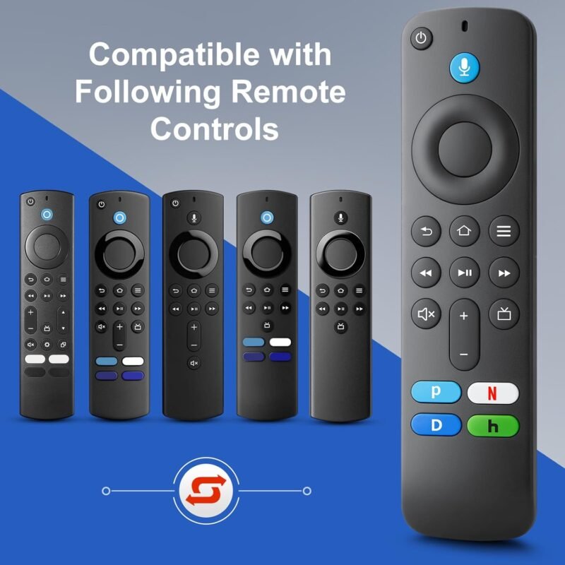 Replacement Voice Remote Control Compatible with TV Stick,TV Cube, and Insignia/Toshiba/Pioneer Smart TVs - Image 3