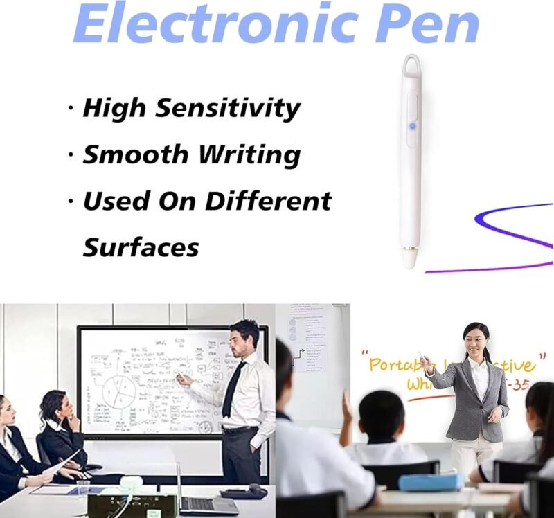 Portable Interactive Whiteboard System – Smart Whiteboard with Electronic Pen, Compatible with Long Focus Projection, for Home Office Classroom and Presentation, Only for Windows - Image 4