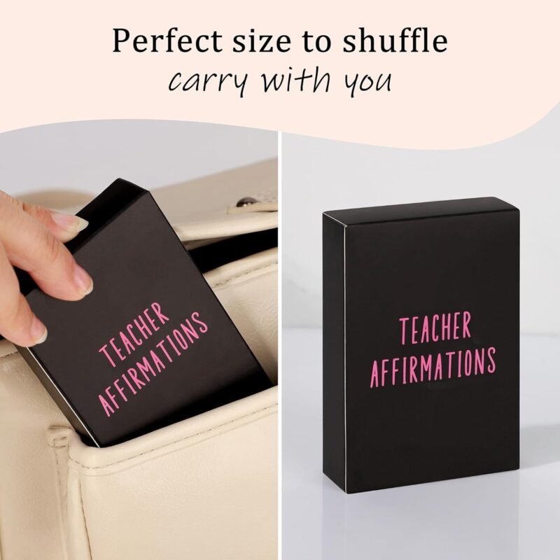 JoycuFF New Teacher Appreciation Gifts, Thoughtful Teachers Stuff for Educators, Gift Ideas for Educators, Classroom Daily Affirmations - Image 6