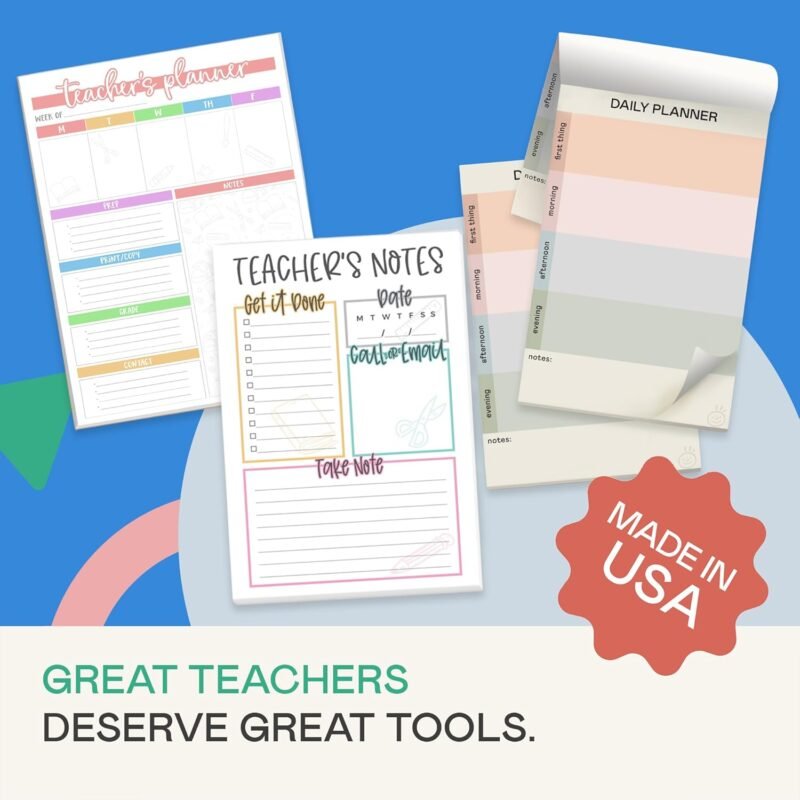 Tiny Expressions Teacher Notepad - To Do List Note Pad - Stationary Must Haves for Elementary and Middle School - Teacher Appreciation Gifts - Image 8
