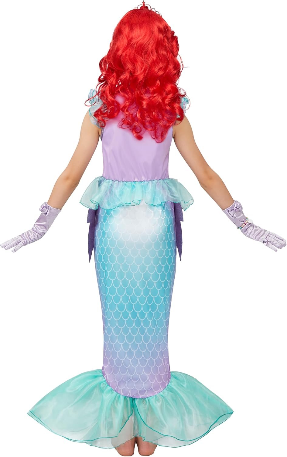 Spooktacular Creations Halloween Mermaid Costume for Girls, Little Mermaid Dress, Princess Dress Up for Girls 4-6 for DressUp - Image 5