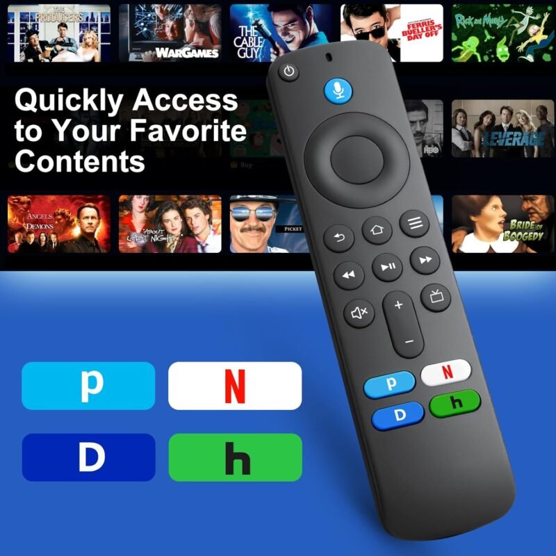 Replacement Voice Remote Control Compatible with TV Stick,TV Cube, and Insignia/Toshiba/Pioneer Smart TVs - Image 5