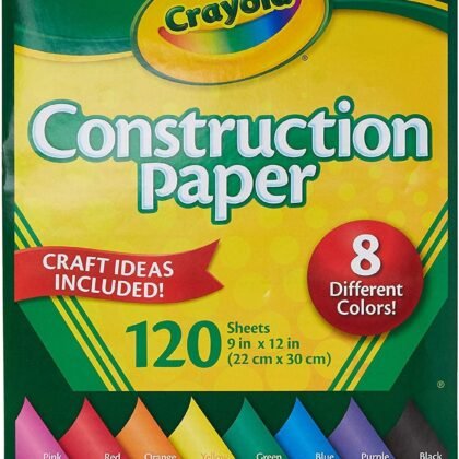 Crayola Construction Paper, 120 Sheets