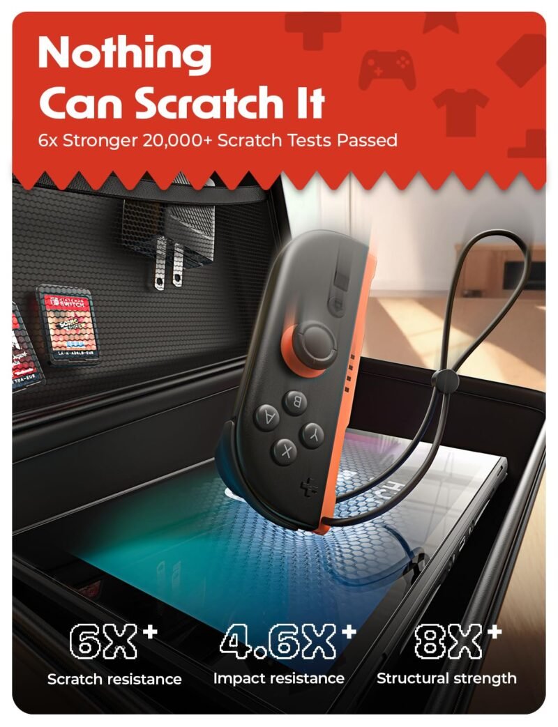 LISEN for Nintendo Switch 2 Screen Protector [2025 Upgrade] (ANTI-GLARE & Auto Alignment Kit) Screen Protector Switch2 Tempered Glass [Longest Durable] Full Coverage switch 2 pre order accessories, 2 Pack - Image 4