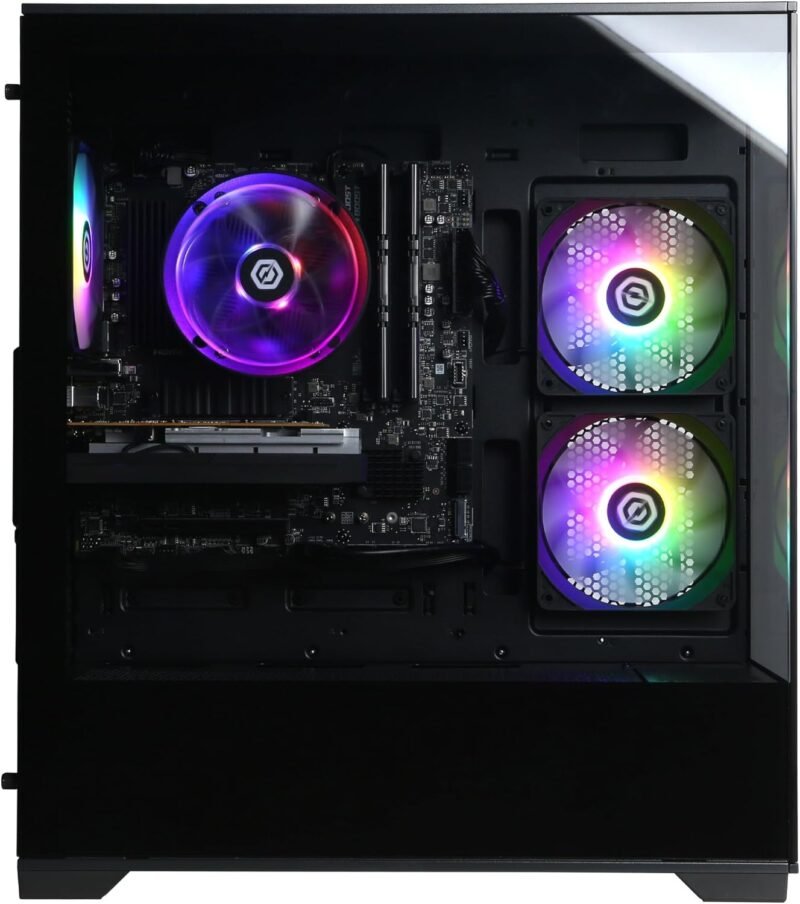 CyberPowerPC Gamer Master Gaming PC, AMD Ryzen 5 5500 3.6GHz, Radeon RX 6400 4GB, 16GB DDR4, 500GB PCIe Gen4 SSD, WiFi Ready & Windows 11 Home (GMA3100A) - Image 6