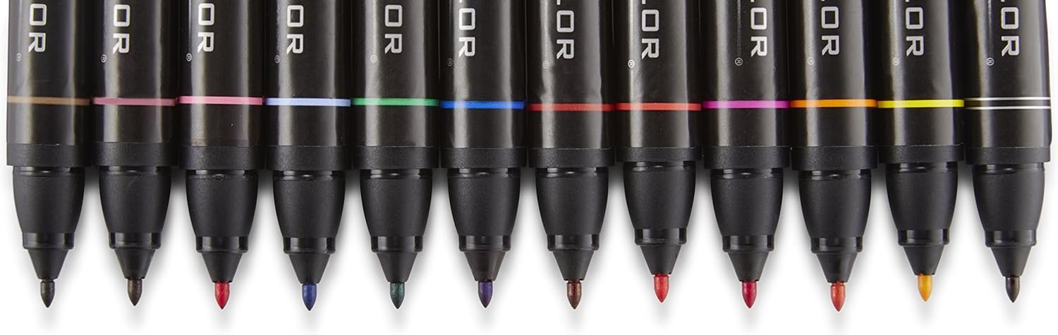 Prismacolor Premier Dual-Ended Art Markers Alcohol Marker Set 72 Count - Assorted Colors Perfect for Adult Coloring Drawing Art Supplies Bible Study Supplies - Image 10