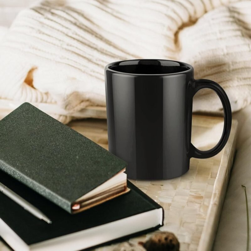 Custom Black Coffee Mug 11 OZ with Photo Personalized Cups with Image Logo Text Name Customized Picture Mugs for Christmas Birthday Fathers Mothers Day - Image 3