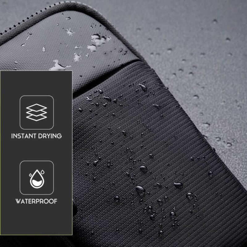 Simptech Mini Crossbody Sling Bag Chest Bag Dual Pocket Water Resistant Fanny Pack Running Phone Holder for Men Women Workout Travelling - Image 3