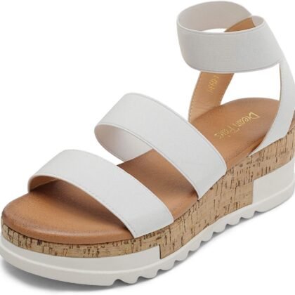 DREAM PAIRS Women's Open Toe Casual Platform Sandals