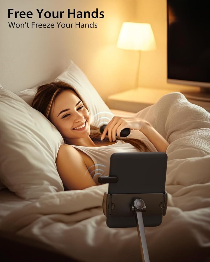 [#1 Magnetic Tech] Remote Control Page Turner for Kindle Paperwhite with Wrist Strap, 2-in-1 Kindle Accessories for iPhone, iPad, Camera Video Record & Shutter Selfie,Ideal Valentine’s Gift - Image 2