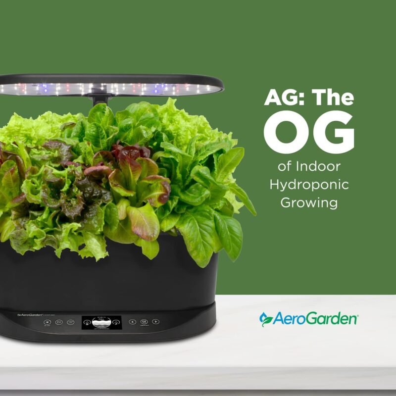 AeroGarden Bounty Basic - Indoor Garden with LED Grow Light, Black - Image 4