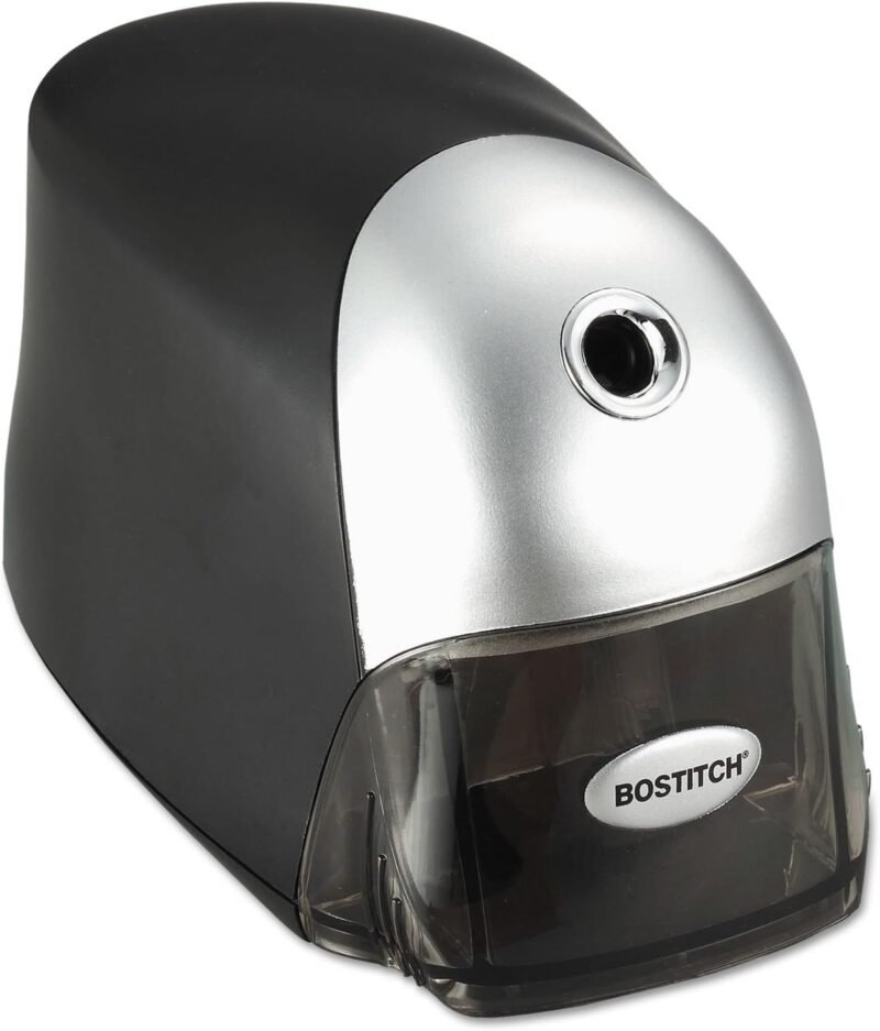 Stanley Bostitch Heavy Duty 1-Hole Electric Pencil Sharpener with Auto Stop Mechanism (EPS8HD-BLK) - Image 5