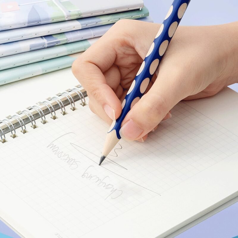 M&G 12 Pcs Triangular Pencils for Kids, Triangular Pole with Grip Correction HB Pencils, Pre-sharpened, Graphite Wood Pencils with Smooth Writing for School, Office, Painting, Sketching, Weddings - Image 5