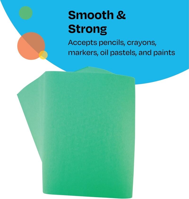 Childcraft Construction Paper, 9 x 12 Inches, Assorted Colors, 500 Sheets - 1465886 - Image 4