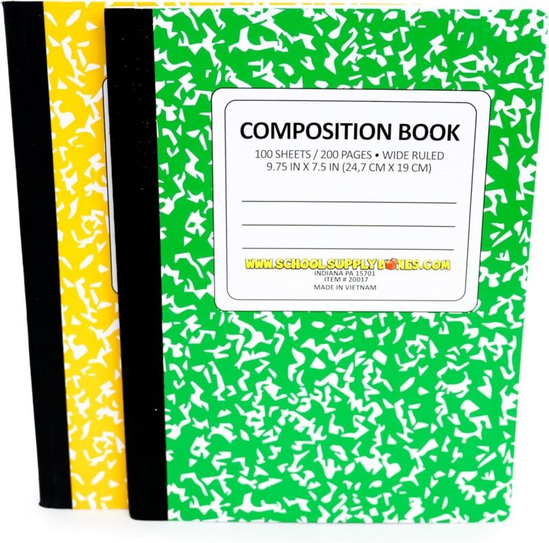 Back to School Essentials Supplies Kit Bundle for K-8 Students – 20-Piece First Day of School Must-Have Set with Notebooks, Pencils, Folders & More - Image 3