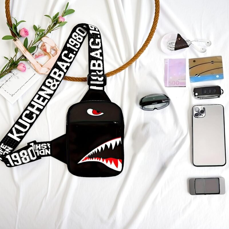 Shoulder Bag Sling Bag Men Women Small Bag Crossbody Bag Casual Phone Chest Bag for Travelling Hiking - Image 5