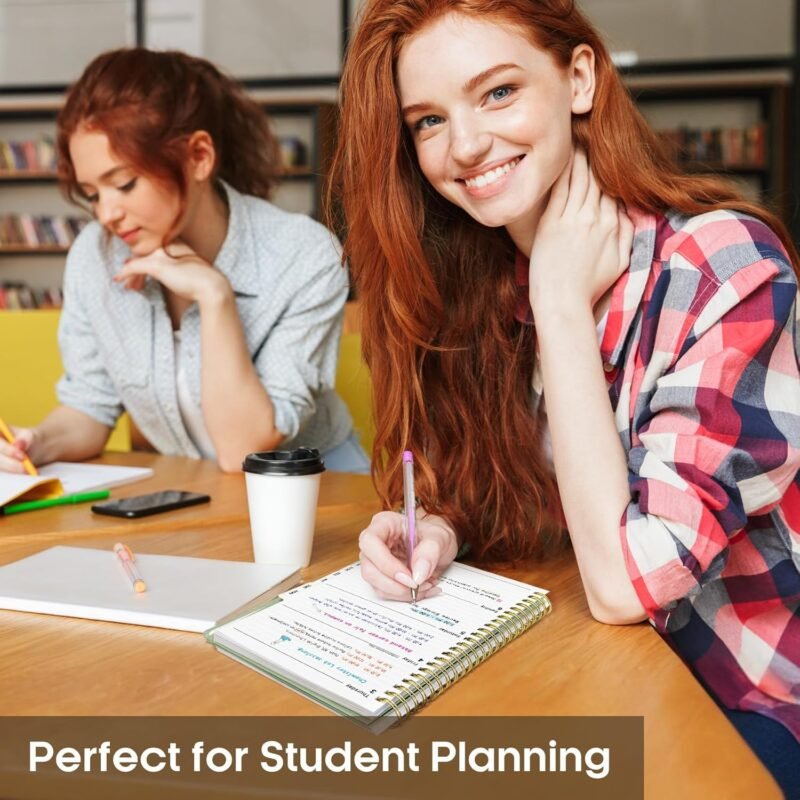 Planner 2025-2026, Academic Year Weekly and Monthly Calender Planner, July 2025 - June 2026, Spiral Bound School Planning Tool, Perfect for Teacher, Student, Women & Men - A5 (6.3" x 8.5"), Green - Image 6