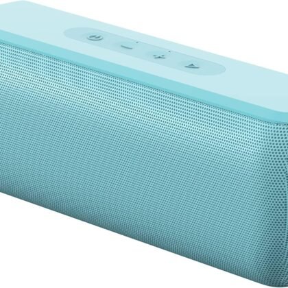 LENRUE Bluetooth Speaker,Wireless Portable Speakers with TWS, 16H Playtime,Loud Clear Sound for Home,Travel and Outdoor,Handfree Calls Compatible with for iPhone (Powder Blue)