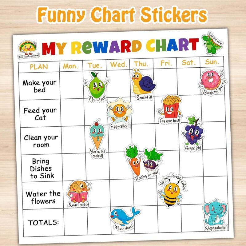 800PCS Punny Teacher Sticker for Student, D-FantiX Motivational Reward Stickers for Kids Classroom, Must Have Essentials for Teachers Elementary, Positive Encouragement Stickers Home School Supplies - Image 6