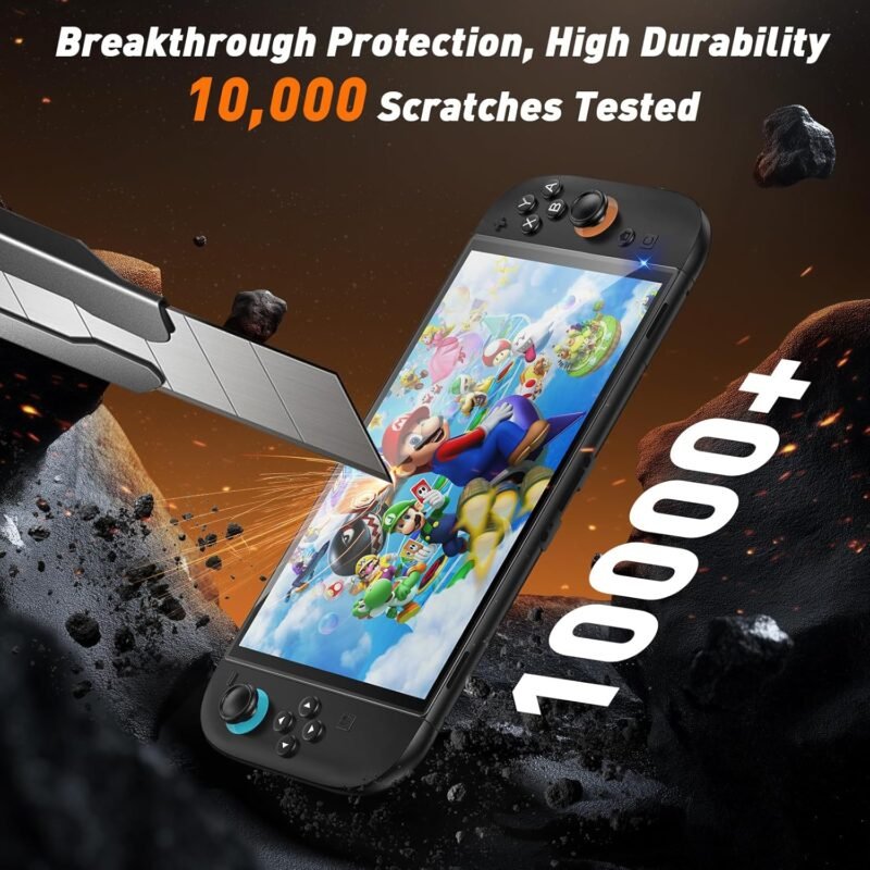 daydayup 3-Pack Screen Protector Tempered Glass for Nintendo Switch 2 [7.9 inch] 2025-HD Clear Anti-Scratch Travel Transparent Clear Screen Protector for Nintendo Switch 2 Console & Accessories - Image 5