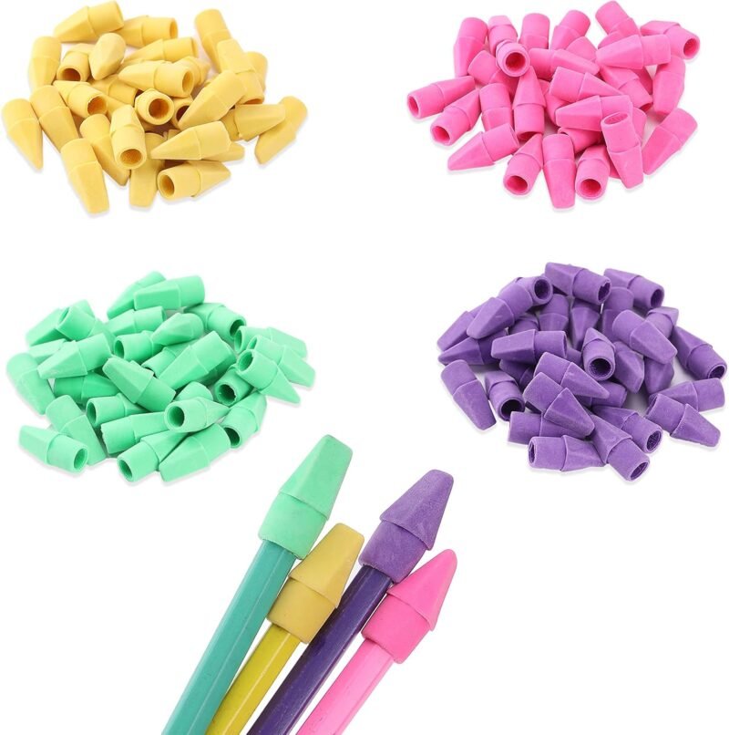 Mr. Pen Erasers for Pencils, 120 Pack, Pencil Top Erasers, Eraser Caps, Kids, Cap Tops, Topper Erasers. Ereaser - Image 7