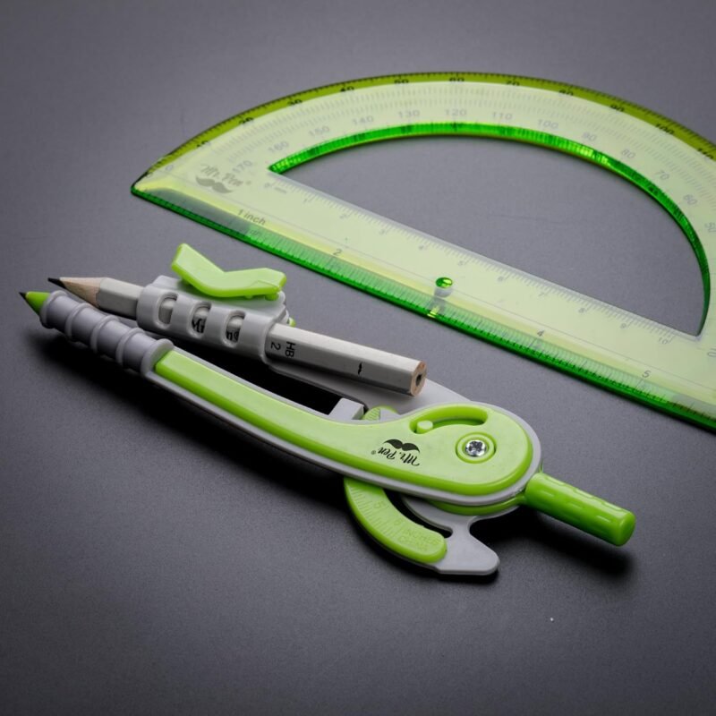 Mr. Pen- Compass and Protractor Set, Geometry Kit, Compass Protractor Set, Protractor, Compass for Geometry, Math Compass, Compass School, Math Compass and Protractor, Back to School Supplies - Image 5