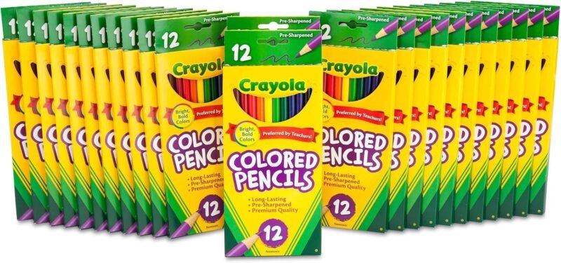 Crayola Bulk Colored Pencils for Kids (24pk), Essential Back to School Supplies For Teachers, Bulk Preschool & Kindergarten Classroom Must Haves, 12 Colors - Image 5