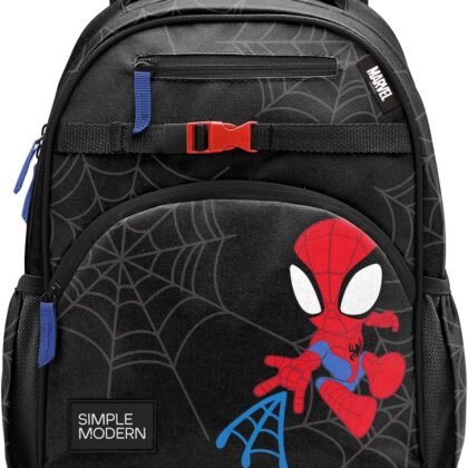 Simple Modern Medium Marvel Toddler Backpack for School Girls and Boys | Kindergarten Elementary Kids Backpack | Fletcher Collection | Kids - 15" tall | Spidey Kid